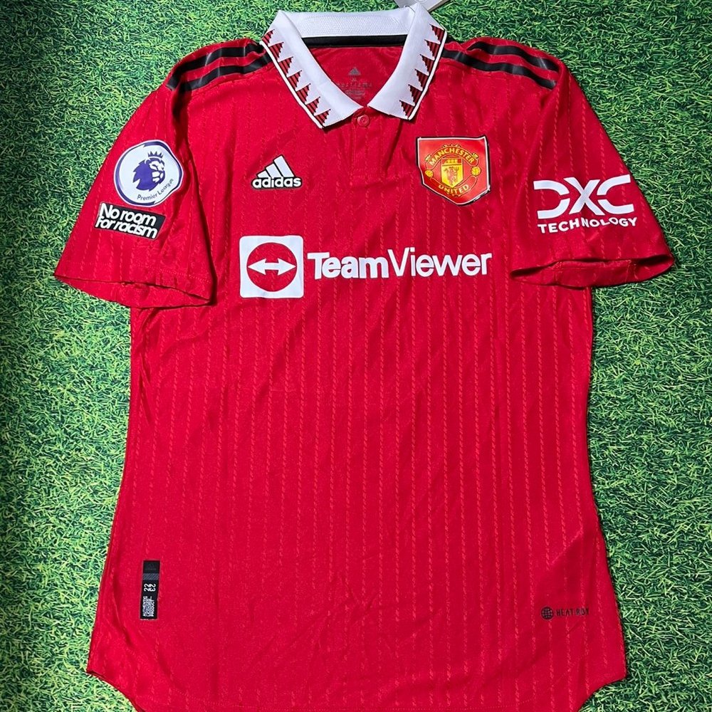 Manchester United Home Authentic Shirt 2022-23 with Ronaldo 7 printing